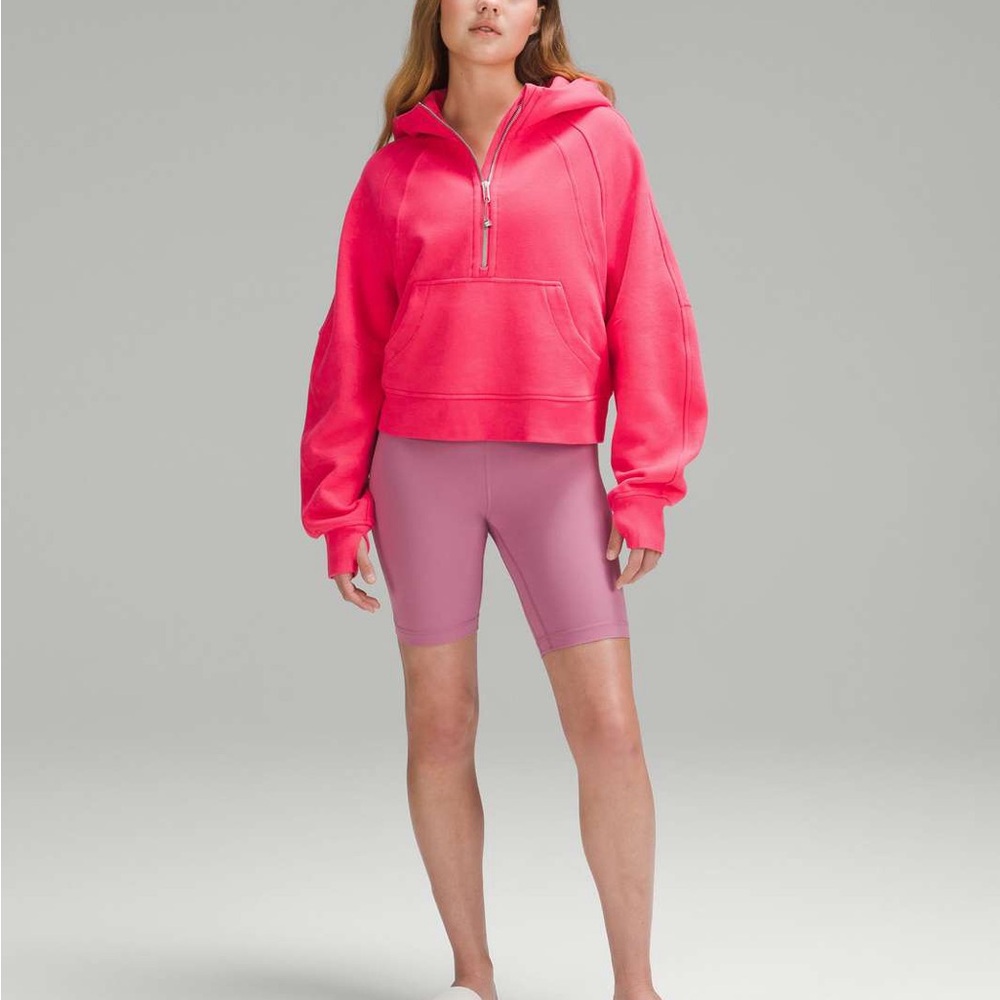 Lululemon Scuba Oversized Half-Zip Hoodie, Lip Gloss color
